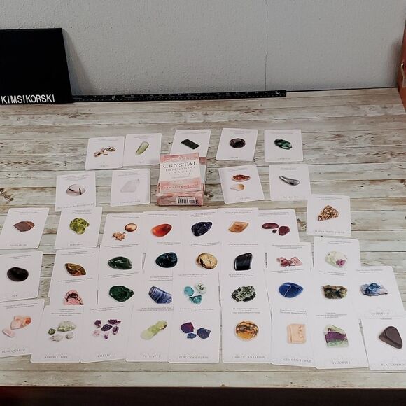 Crystal Intention Oracle Deck Card Kinda Like Tarot Cards - Picture 3 of 5